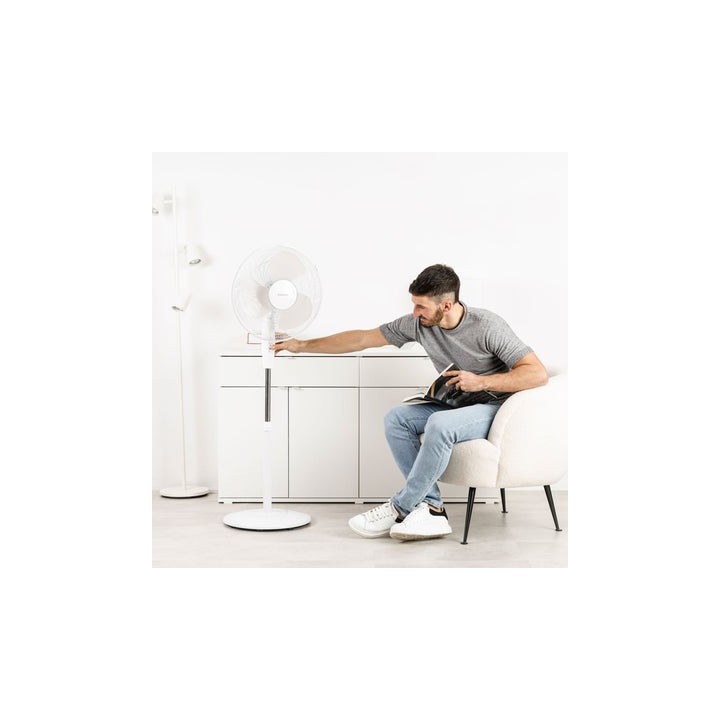 Taurus GRECO 16 CR PURE - Ventilateur sur pied blanc diam. 40 cm