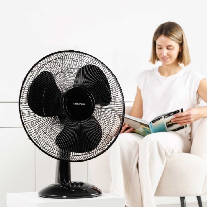 Taurus GRECO 16 ELEGANCE - Ventilateur de table noir diam. 40 cm