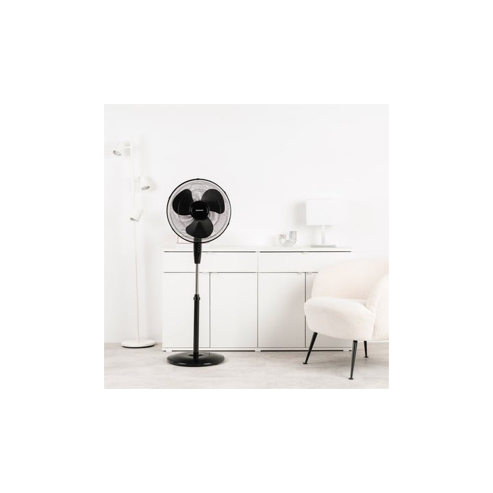 Taurus GRECO 16 CR Elegance - Ventilateur sur pied noir diam. 40 cm