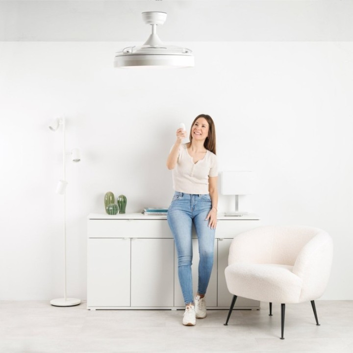 Taurus POLAR HIDE & GO - Ventilateur de plafond blanc