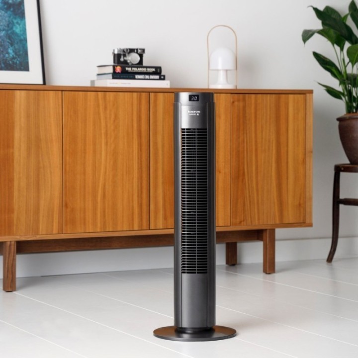 Taurus NEW BABEL DIGITAL - Ventilateur colonne digital noir 50 W