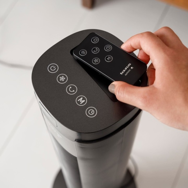 Taurus NEW BABEL DIGITAL - Ventilateur colonne digital noir 50 W