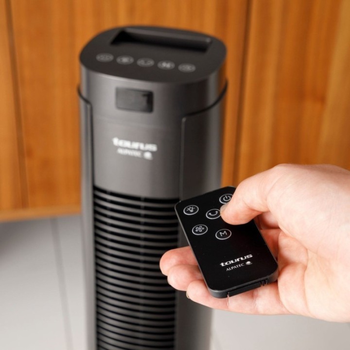 Taurus NEW BABEL DIGITAL - Ventilateur colonne digital noir 50 W