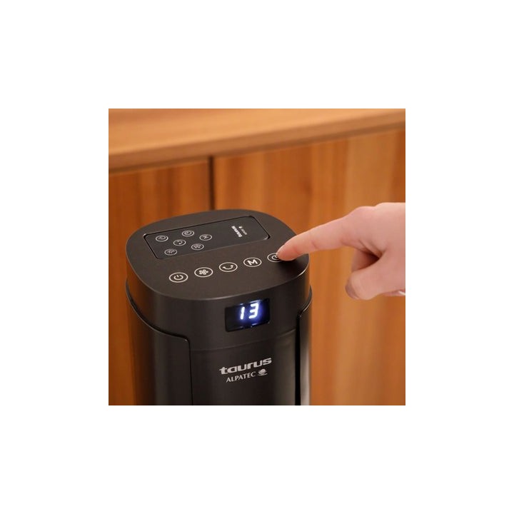 Taurus BABEL II RCH - Ventilateur colonne noir avec télécommande 50 W