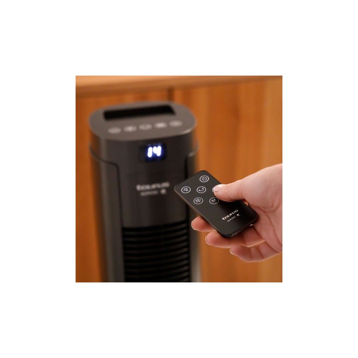 Taurus BABEL II RCH - Ventilateur colonne noir avec télécommande 50 W
