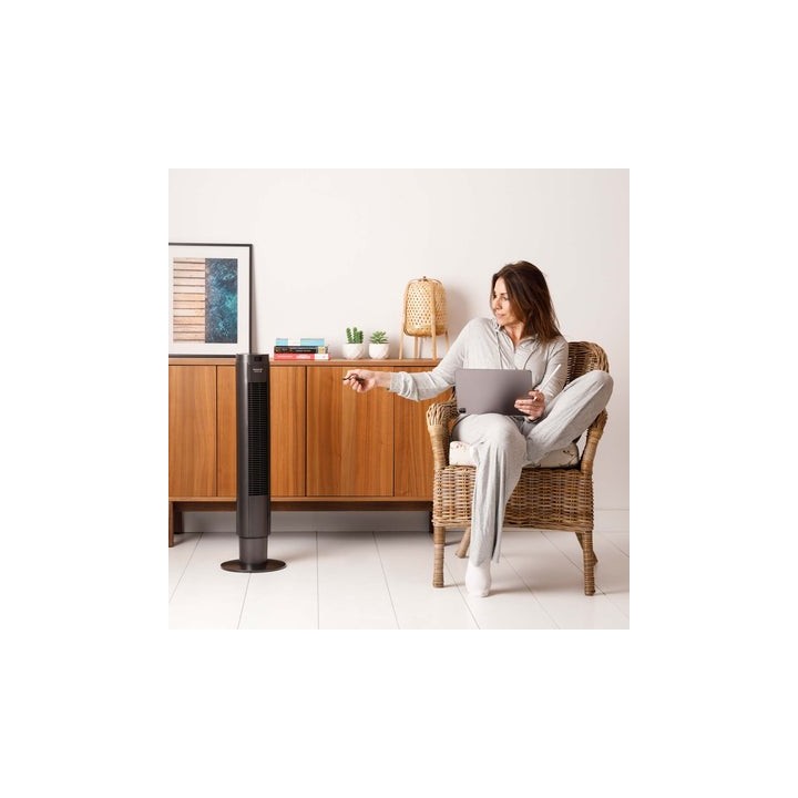 Taurus BABEL II RCH - Ventilateur colonne noir avec télécommande 50 W
