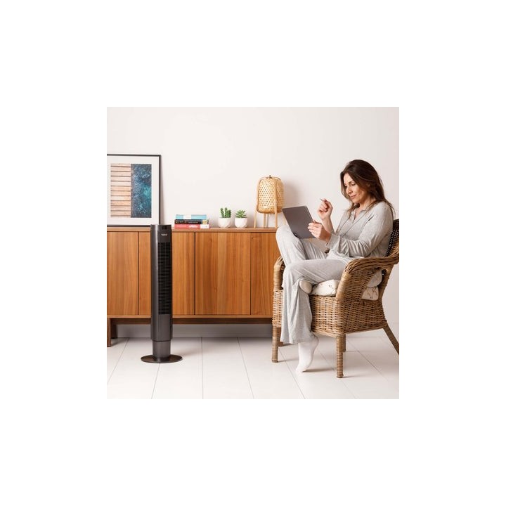 Taurus BABEL II RCH - Ventilateur colonne noir avec télécommande 50 W
