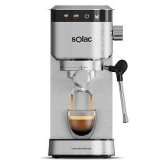 Solac Machine à expresso 20 bars - Taste Slim D20 Inox - CE4525