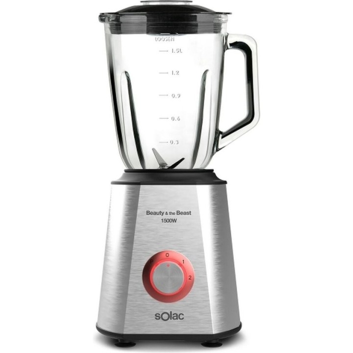 Solac Blender inox brossé 1 500 W - Beauty and Beast 1500 - BV5728
