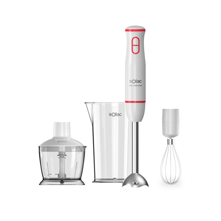 Solac Mixeur plongeant 1000 W & accessoires - Mixo 1000 Chef - BA5614