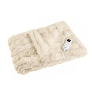 Solac Plaid chauffant double Ivoire 140 x 180 cm - Krakovia - CT8709
