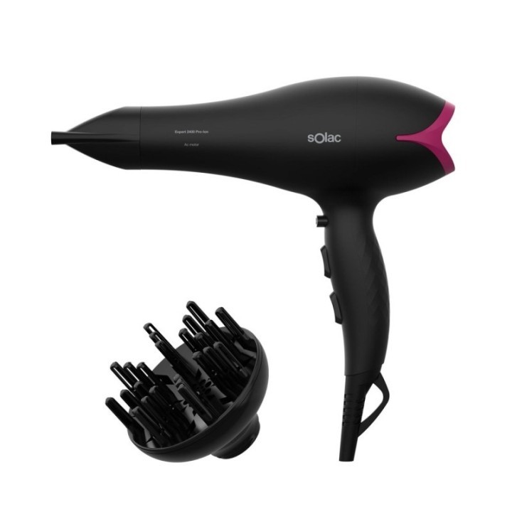 Solac Sèche-cheveux 2400 W - Expert 2400 Pro Ion