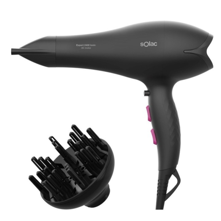 Solac Sèche-cheveux 2400 W - Expert 2400 Ionic - SP7152