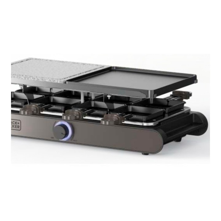 Black+Decker Appareil à raclette 1 400 W - BXFC1400E