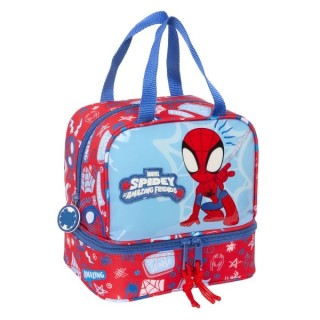 Sac à goûter Spider Man Rescue Bleu Rouge 20 x 20 x 15 cm