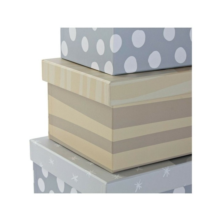 Set de boîtes décoratives DKD Home Decor Multicouleur Carton Enfant Lion 41 x 28 x 18,5 cm 6 Pièces