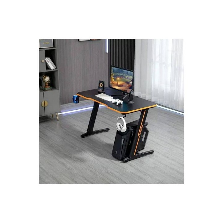 Bureau gaming AMSTRAD AMS DESK120Z ORANGE