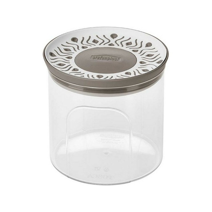 Boîte Stefanplast STF923 11,7 x 11 x 11,7 cm Beige Plastique 700 ml