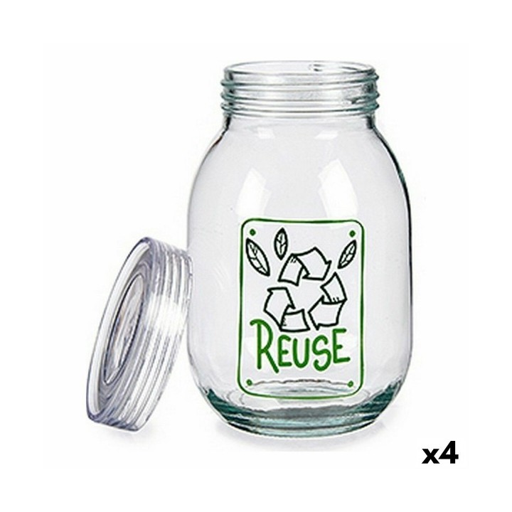 Boîte Vivalto Reuse Transparent 1,8 L verre (4 Unités)