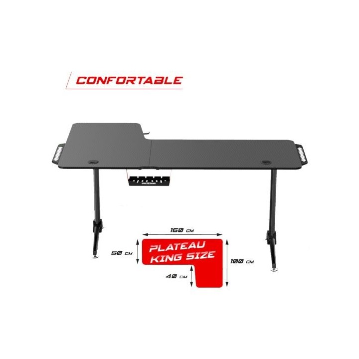 Bureau Gaming SPIRIT OF GAMER HEADQUARTER 600 Droite