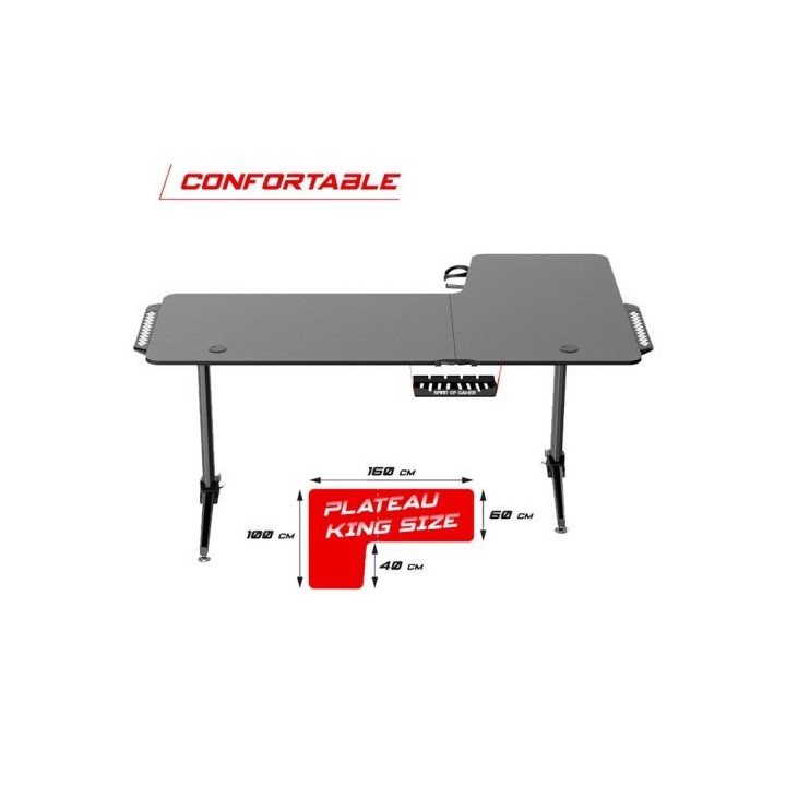 Bureau Gaming SPIRIT OF GAMER HEADQUARTER 600 Gauche