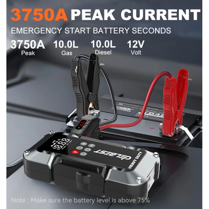 Kit de démarrage de saut de voiture 6 en 1
