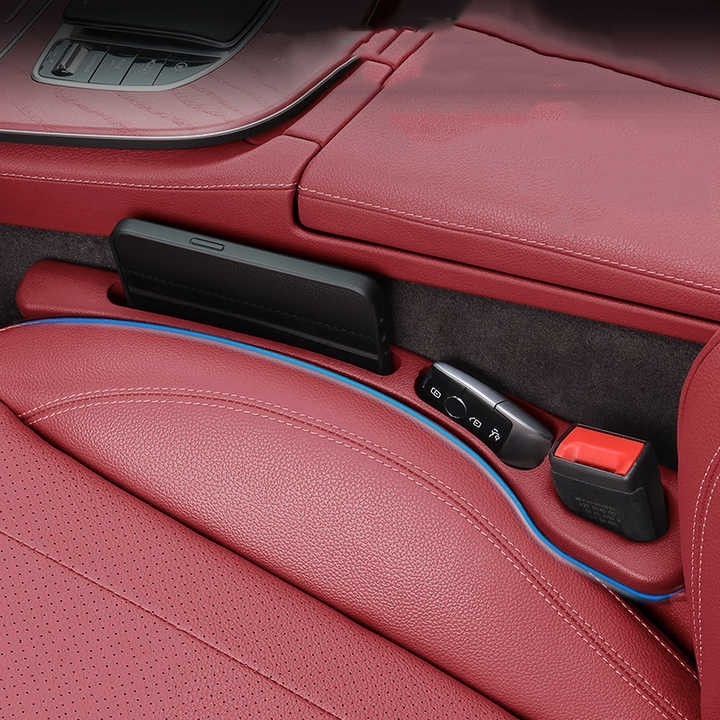 Rangement Latéral pour Siège de Voiture – Bouchon Anti Chute Multifonction Universel avec Fente de Rangement