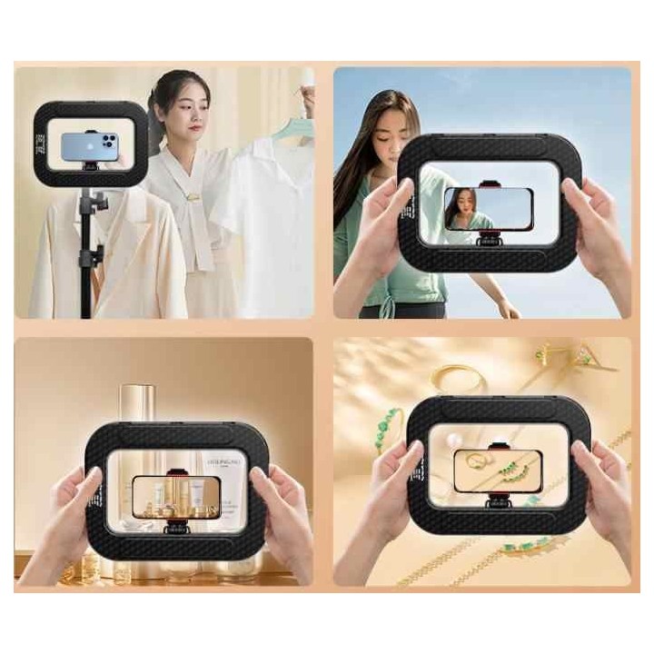 Lumière Anneau LED Portative pour Smartphone SquareLight
