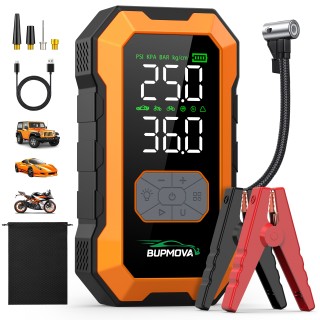 Booster BUPMOVA 12 V avec compresseur 150 PSI