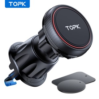 TOPK magnetic car phone holder 360 degrees