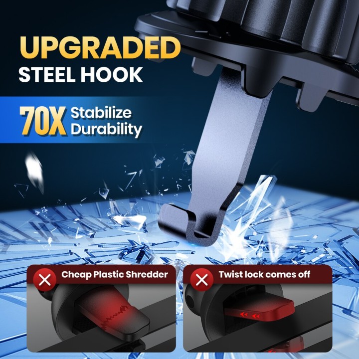 TOPK magnetic car phone holder 360 degrees