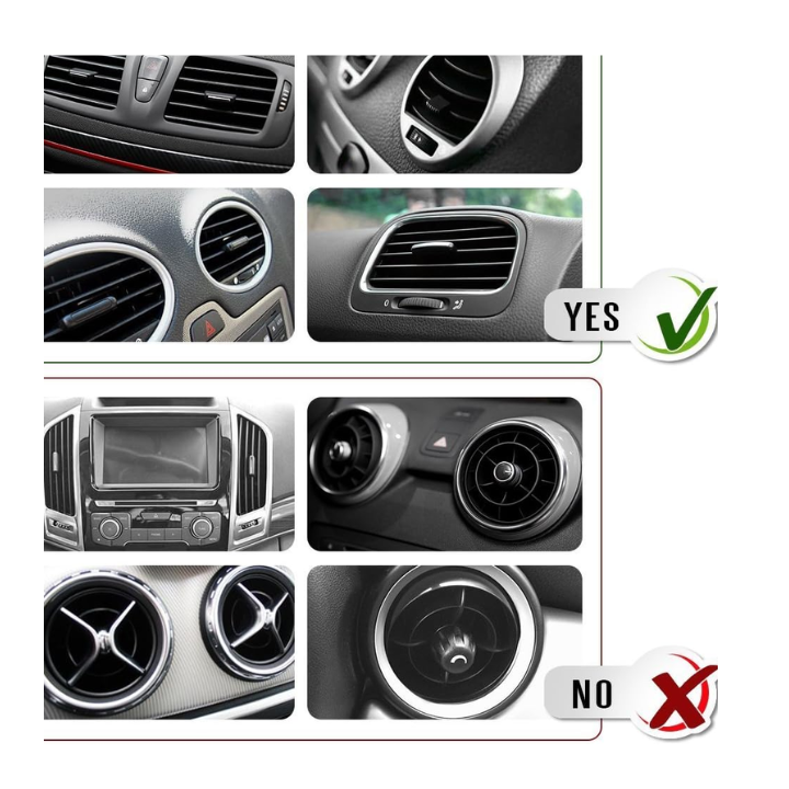 Compact magnetic car phone holder