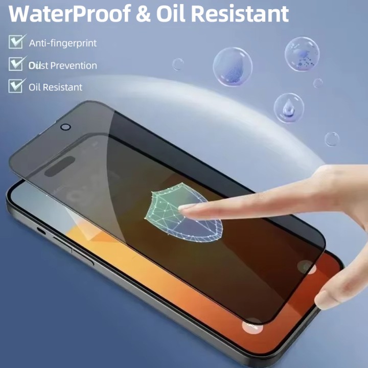 iPhone privacy tempered glass