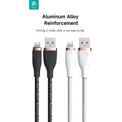 Câble de charge tressé USB-A vers Lightning pour iPhone et iPad