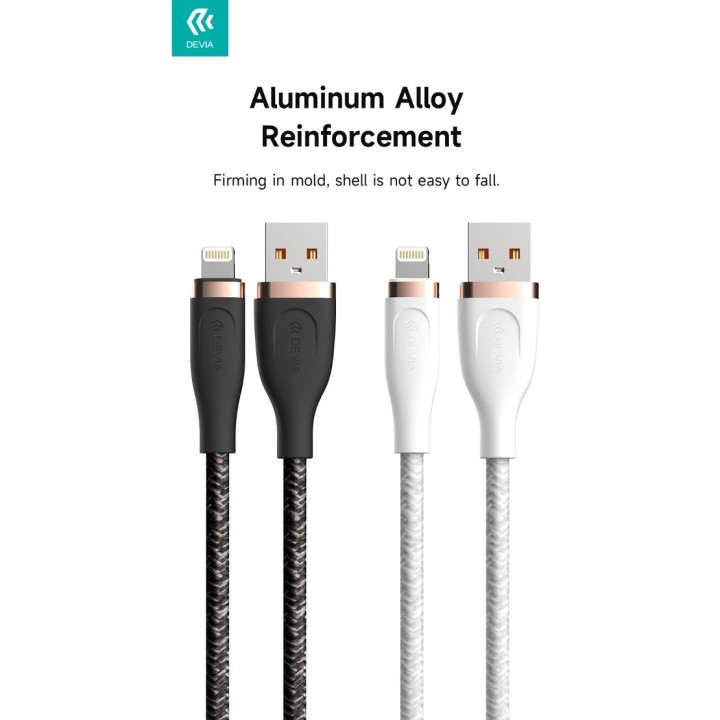 Câble de charge tressé USB-A vers Lightning