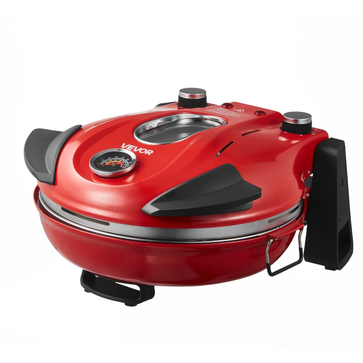 Four à pizza VEVOR 1200 W - rouge