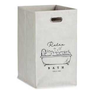 Panier Multi usages Berilo Relax Bath Blanc Carton 60 L 35 x 57 x 35 cm Pliable