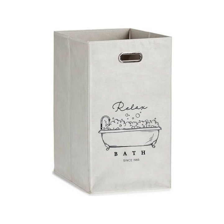 Panier Multi usages Berilo Relax Bath Blanc Carton 60 L 35 x 57 x 35 cm Pliable