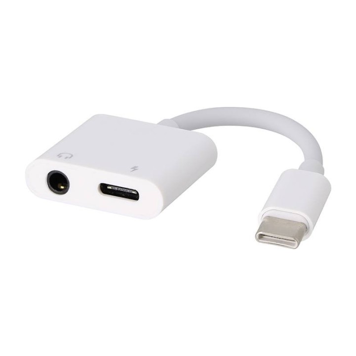 Adaptateur USB-C / USB-C et Jack EDENWOOD Blanc
