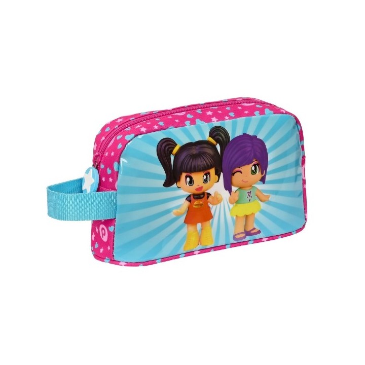 Porte petit déjeuner Thermique Pinypon Bleu Rose 21,5 x 12 x 6,5 cm