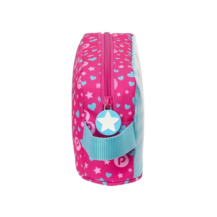 Porte petit déjeuner Thermique Pinypon Bleu Rose 21,5 x 12 x 6,5 cm