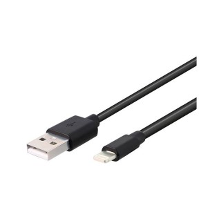 Câble Lightning / USB HIGH ONE 1M Noir