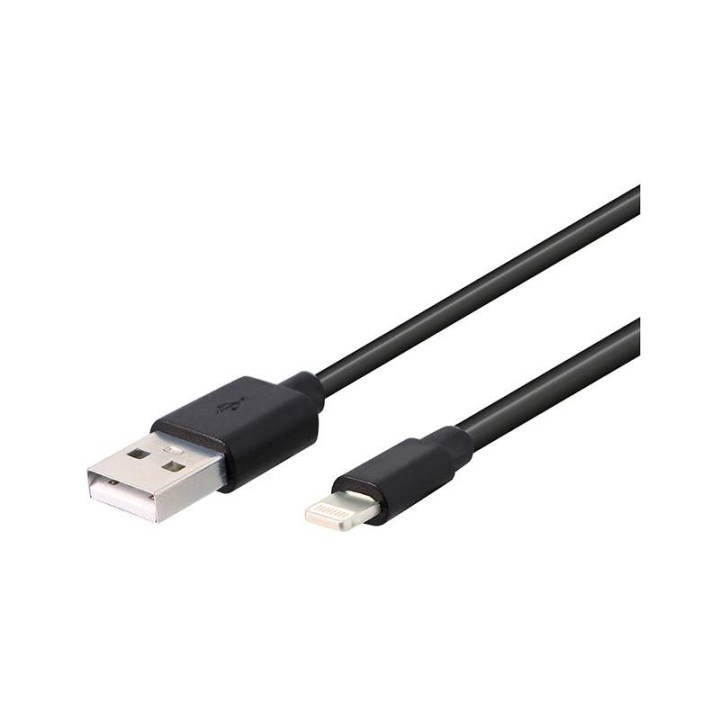 Câble Lightning / USB HIGH ONE 1M Noir