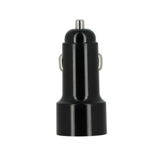 Chargeur allume cigare 2 ports USB HIGH ONE 12W Noir