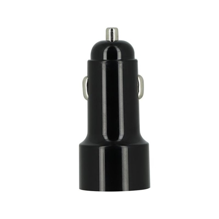 Chargeur allume cigare 2 ports USB HIGH ONE 12W Noir