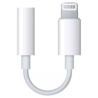 Adaptateur Lightning vers prise d'écouteur jack 3,5mm ORIGINAL Apple MMX62ZM/A (Vrac) blanc