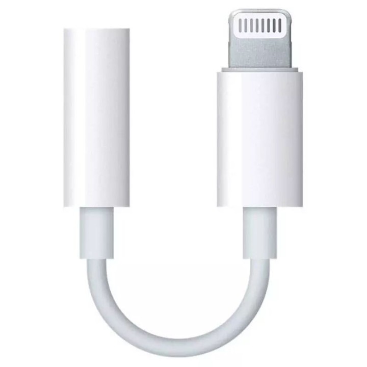 Adaptateur Lightning vers prise d'écouteur jack 3,5mm ORIGINAL Apple MMX62ZM/A (Vrac) blanc
