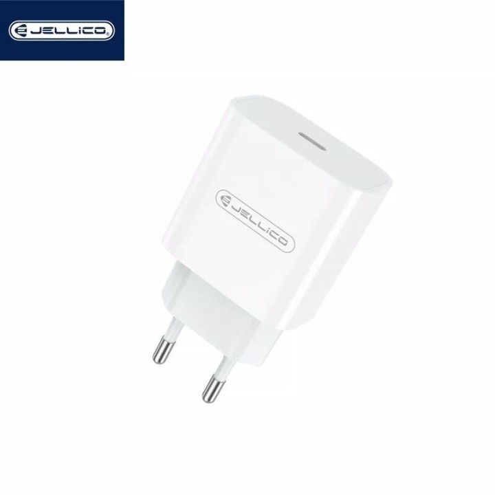 Adaptateur secteur Usb-C (20W) JELLICO AK180 blanc