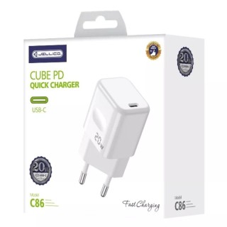 Adaptateur secteur Usb-C (20W) JELLICO C86 blanc
