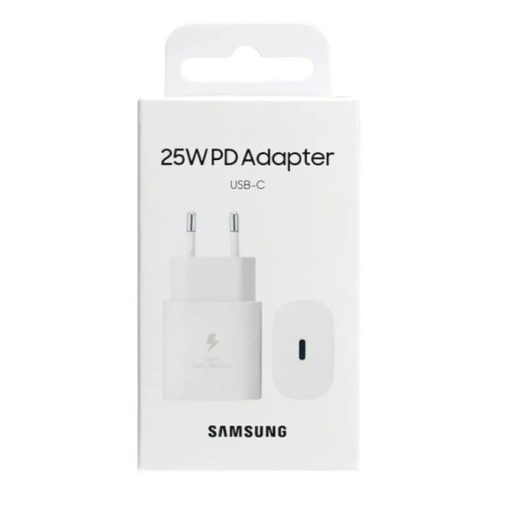 Adaptateur secteur Usb-C ORIGINAL Samsung 25W EP-TA800NWEGEU / EP-TA800EWE blanc